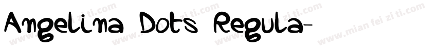 Angelina Dots Regula字体转换
